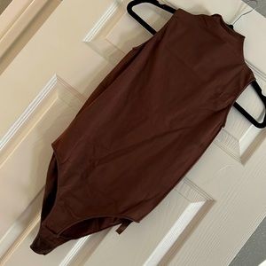 skims mock turtle sleeveless bodysuit